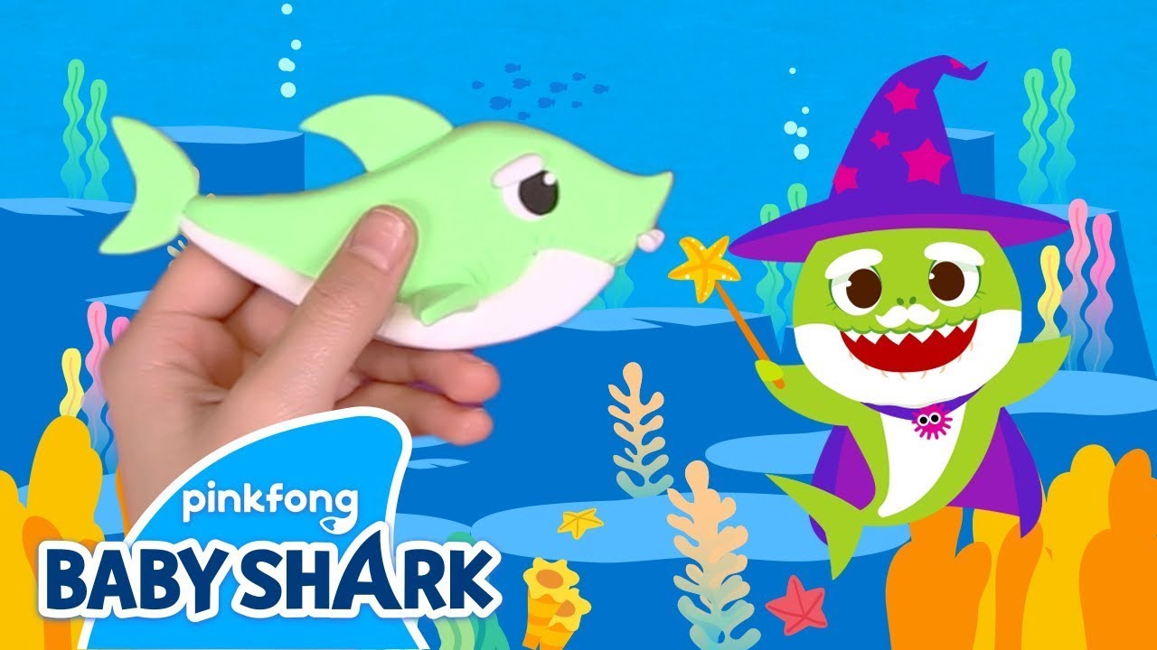 Clay Grandpa Shark and Ocean ABC Song | Baby Shark Play Doh | Baby ...
