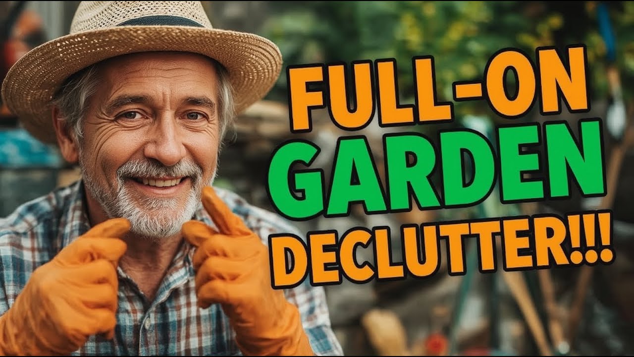 Declutter Garden Full-On Garden Declutter!!!#organise #decluttering #declutter - YouTube