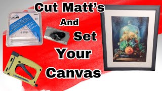 How to use the Logan 2000 Matt cutter to create beautiful canvas pictures, Affordable and portable!