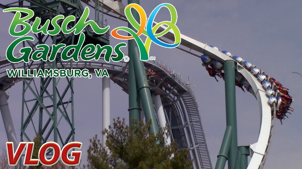 Busch Gardens Williamsburg | VLOG | March 2019 - YouTube