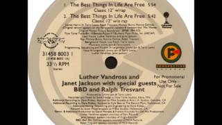 Luther Vandoss & Janet Jackson - The Best Things In Life Are Free (Cjs UK 12 Remix Edit w/rap)