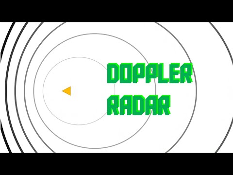 What does a Doppler radar do?