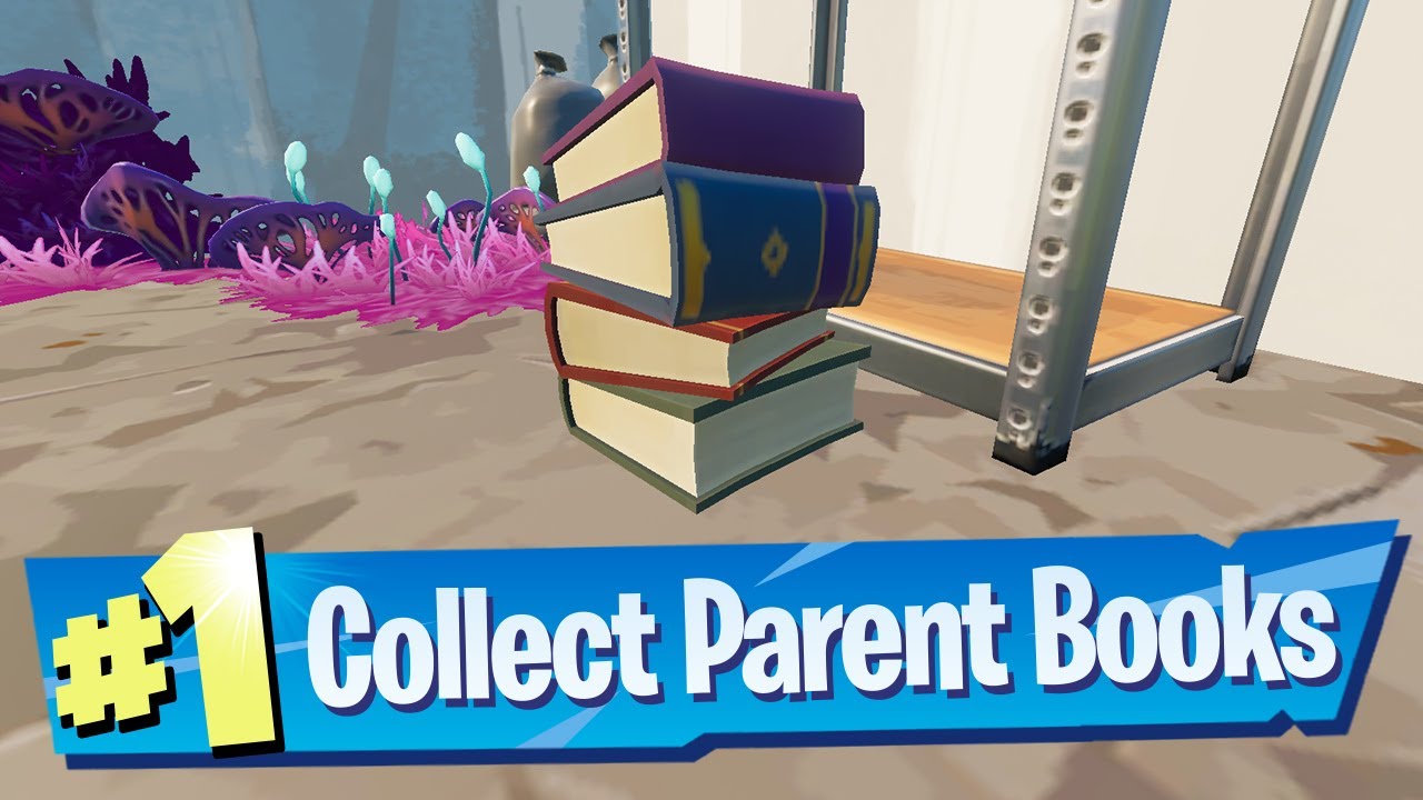 Collect Parenting Books from Holly Hatchery or Retail Row Location - Fortnite