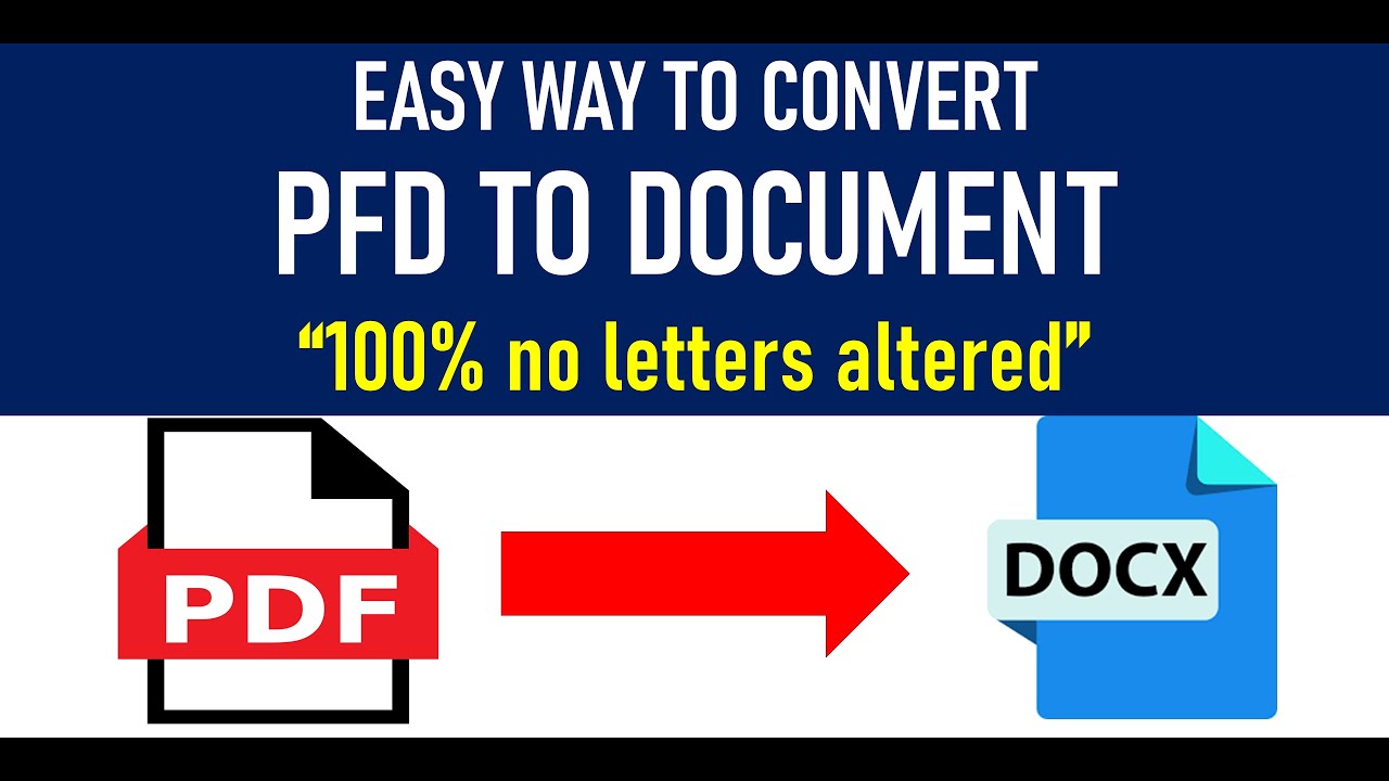 Pdf Todocument Task Hd CONVERT PDF TO DOCUMENT - YouTube