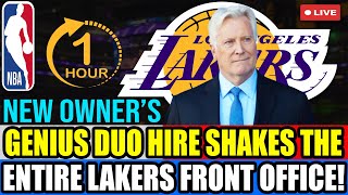LAKERS NEW OWNER MAKES POWER MOVE HIRES TWO GENIUSES TO TRANSFORM THE FRANCHISE