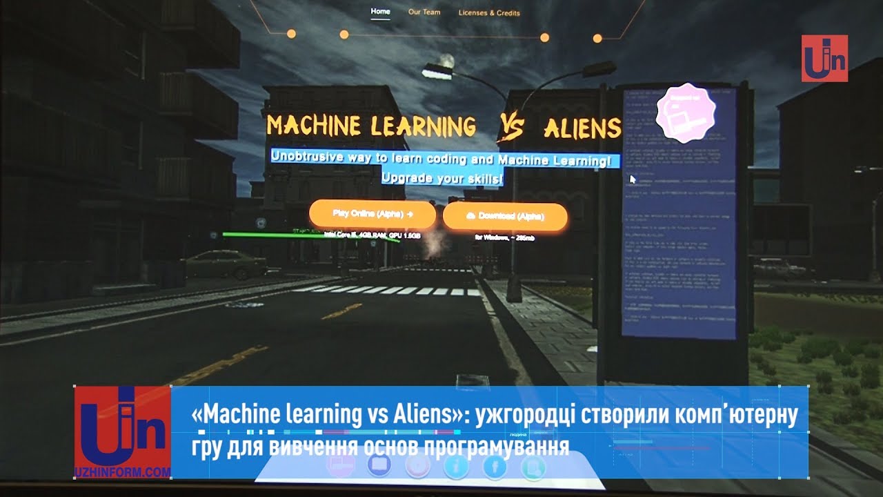 «Machine learning vs Aliens»: ужгородці створили комп’ютерну гру для ...