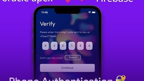 Firebase mobile  phone authentication with OTP in oracle apex  #JavaScripe_in_oracle_apex#FIREBASE
