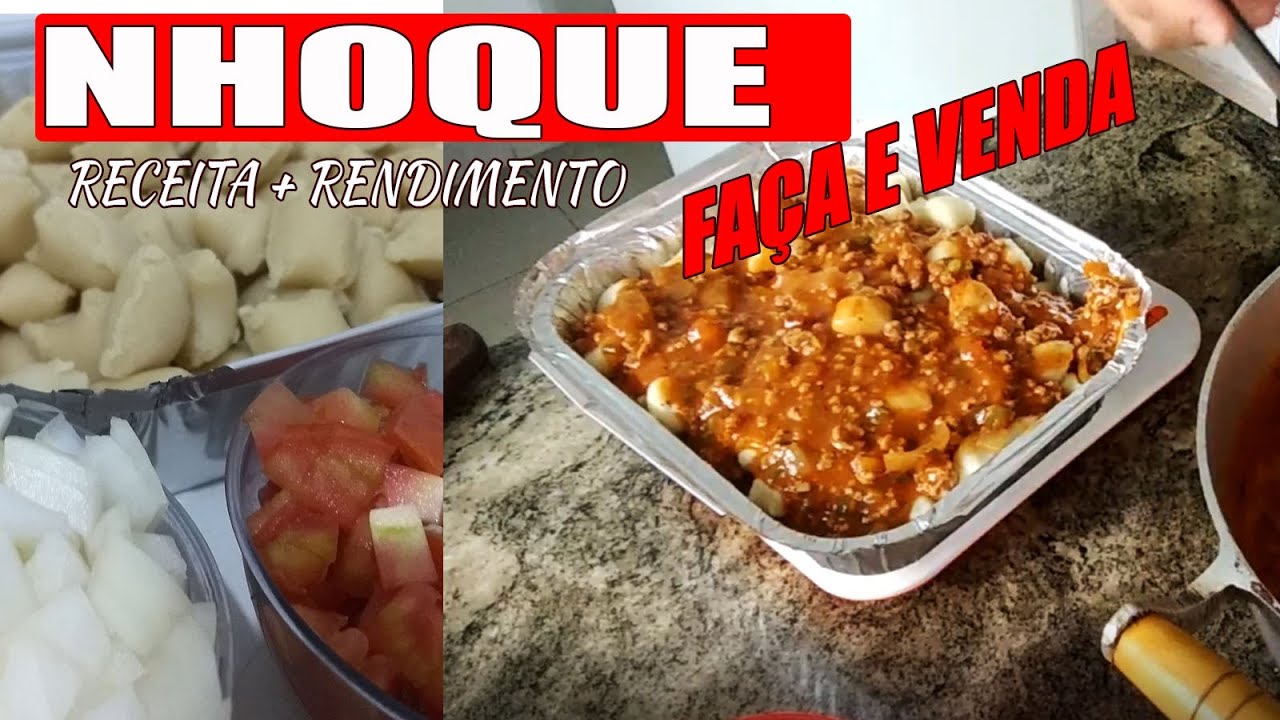 COMO FAZER MARMITAS DE NHOQUE PARA VENDA - RECEITAS DA ROSA
