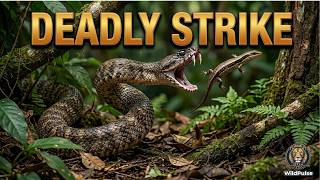 This Snake Proves Patience Pays Off. Common Death Adder Strike! 🐍