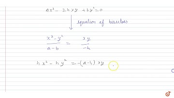 If y=mx be one of the bisector of the angle between the lines `ax^2-2hxy+by^2`,then  a. `h(1+m...