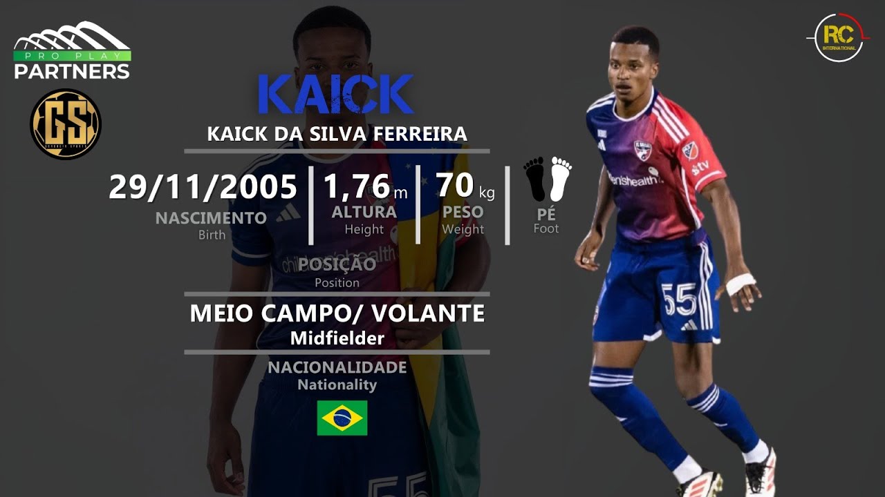 Kaick - Meio Campo / Volante (Midfielder) - 2025
