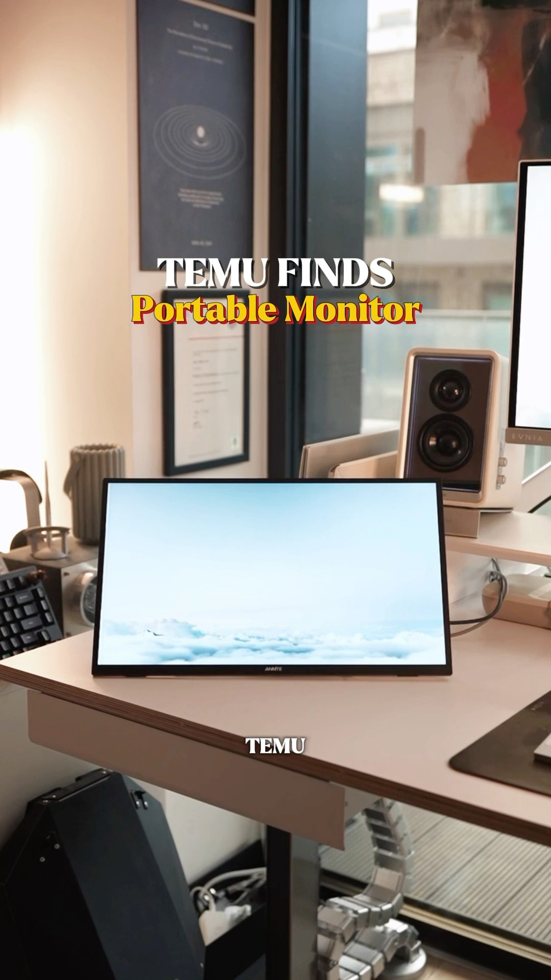 TEMU Finds - Portable Monitor | TEMU DISCOUNT CODE: act649405 or