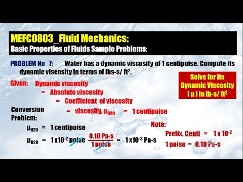 Basic Properties of Fluids Sample Problem 7 - YouTube