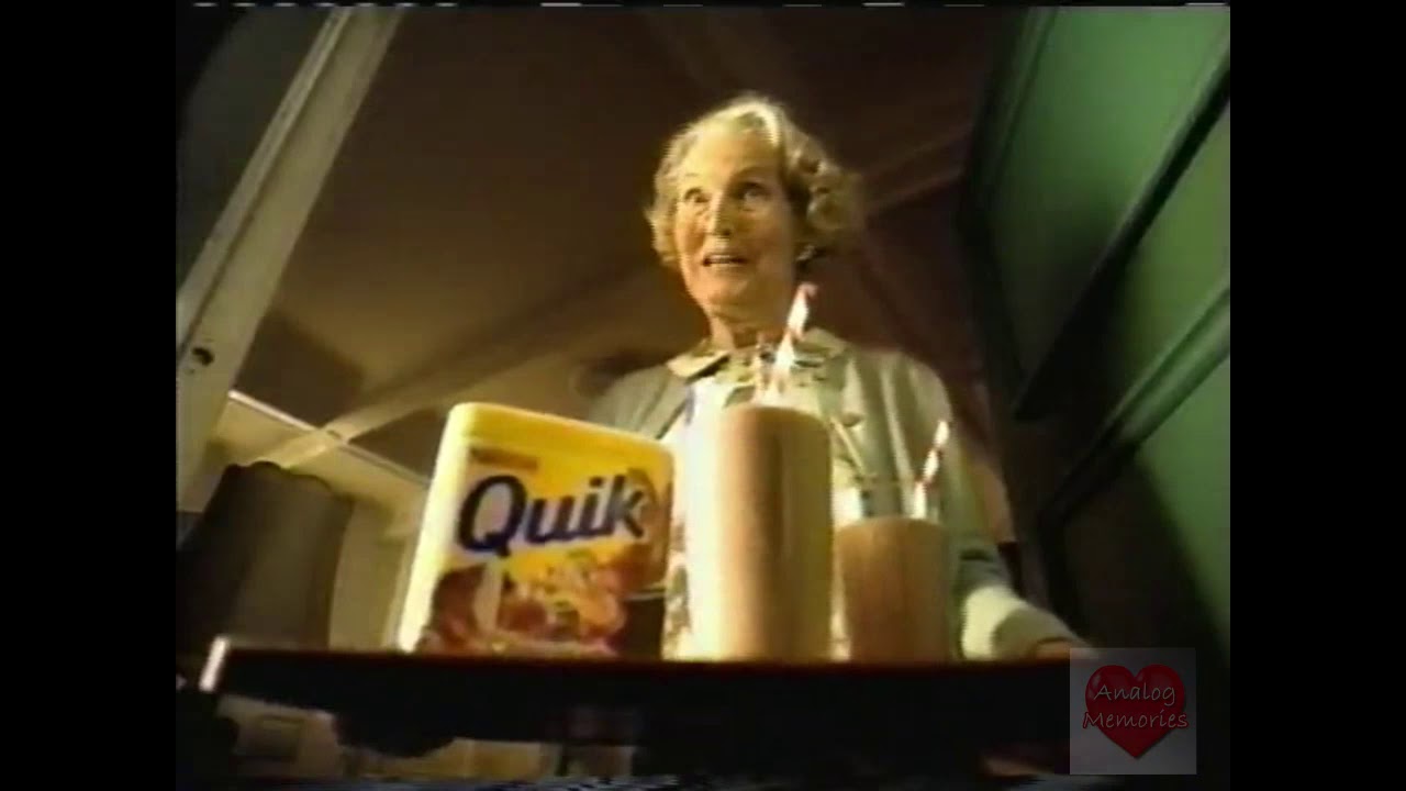 Nestle Quick | Television Commercial | 1998 | Baseball Granny Lego ...