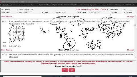 Mock Test 9 PHYSICS Video Solutions