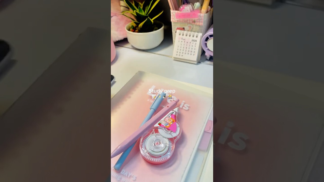 POV: It's the night before the exam✨📝 #studentlife #study #aesthetic #desksetup #studymotivation