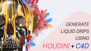 Liquid Drips Tutorial - Houdini   Cinema4D