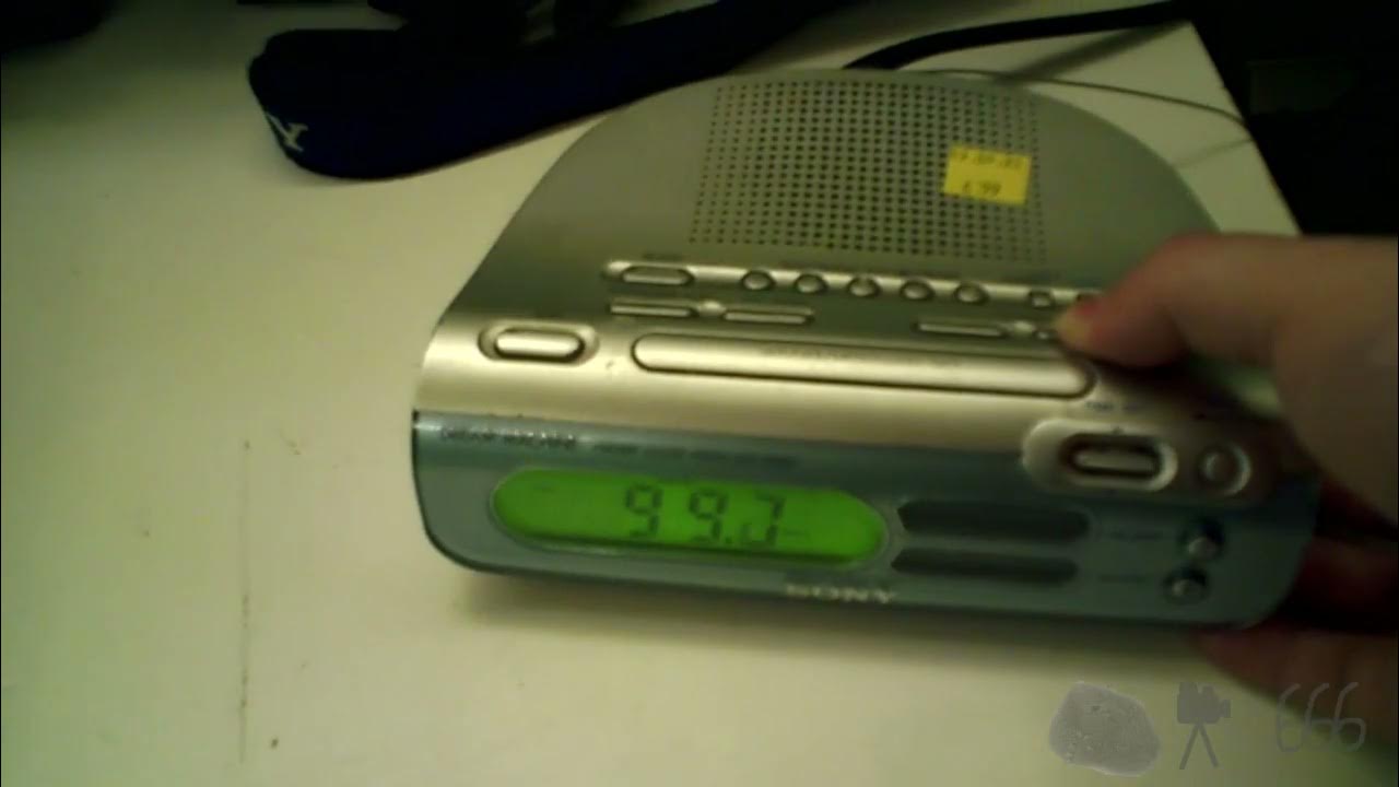 Sony Dream Machine ICFC273 Clock Radio YouTube