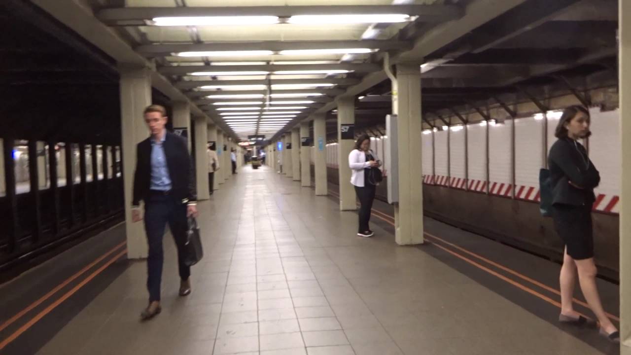 NYC Subway Last Look (Q) Station Signage Series 57th Street7th