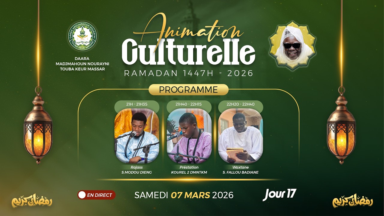 🔴DIRECT | DUNDAL KOOR -MAJMAHUN NUURAYNI Kër Massar