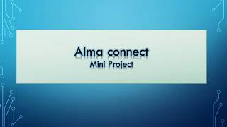 Mini Project , alumni portal