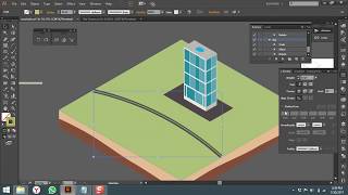 how to create isomitric 3d Buildings and maps in illustrator