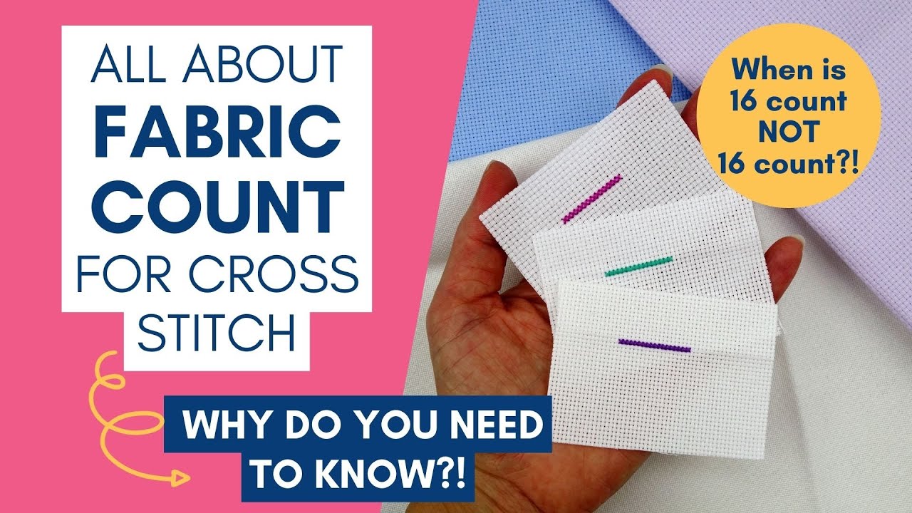 What does fabric count mean in cross stitch? - Stitched Modern