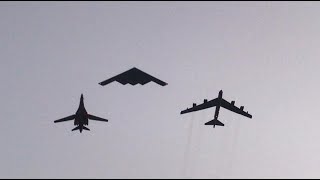 B1 Lancer, B2 Spirit, B52 Stratosfortress The Happy Side Of American Air Dominance Bombers. Go Bucs