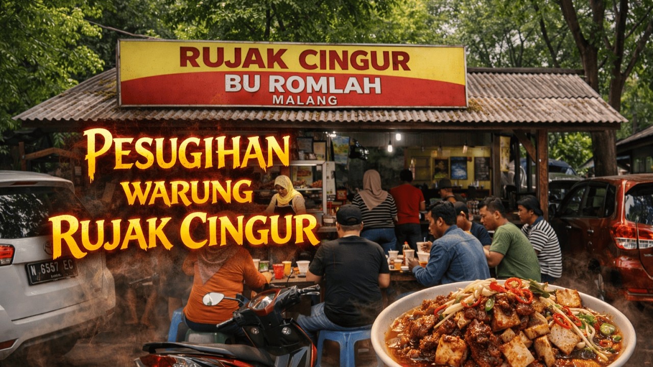 KISAH NYATA PESUGIHAN WARUNG RUJAK CINGUR BU ROMLAH DI MALANG