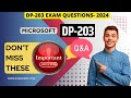 DP-203 | Important Exam Questions | Data Engineering on Microsoft Azure | 100% Pass | Exam Cram -PDF