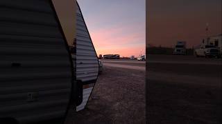 Smoke In The Air Creates A Stunning Sunrise