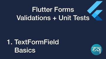 TextFormField basics in Flutter
