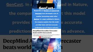 GenCast: New AI weather forecasting model #toptenquiz