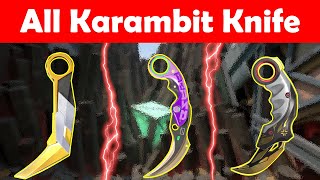 Every Karambit Knife on Valorant | Valorant Knife Skins