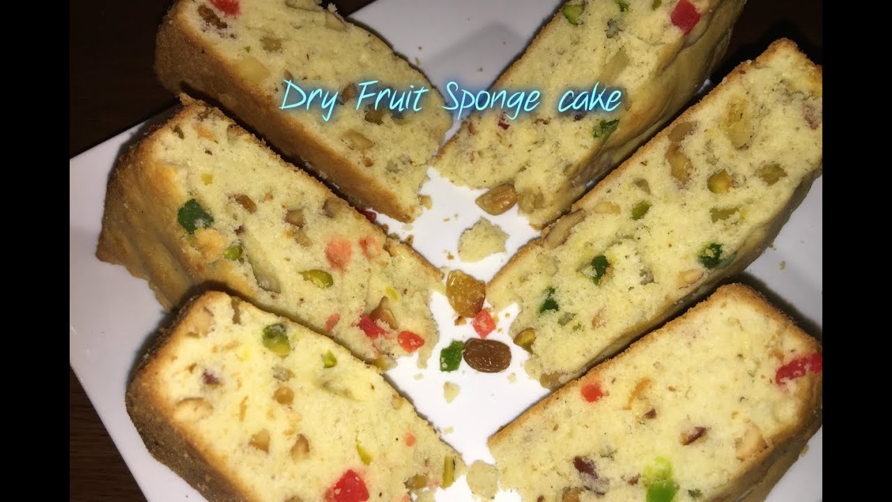 Dry Fruit Sponge Cake Recipe / Dry Fruits Cake Recipe | Nagaharisha Indian Food Recipes