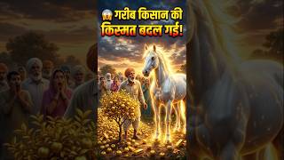 गरीब किसान और जादुई सफेद घोड़ा 🐎✨ | Emotional Village Story | Hindi#VillageStory #MagicHorse