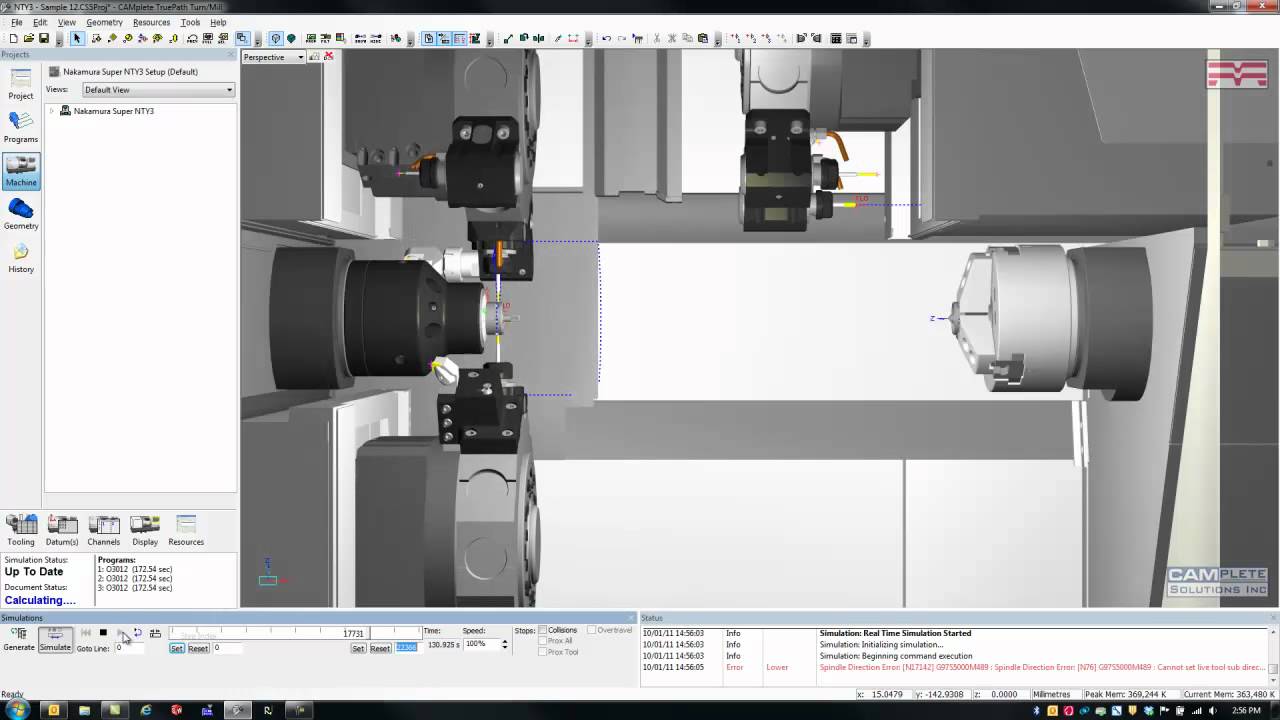CAMplete TurnMill for Nakamura-Tome Super NTY3