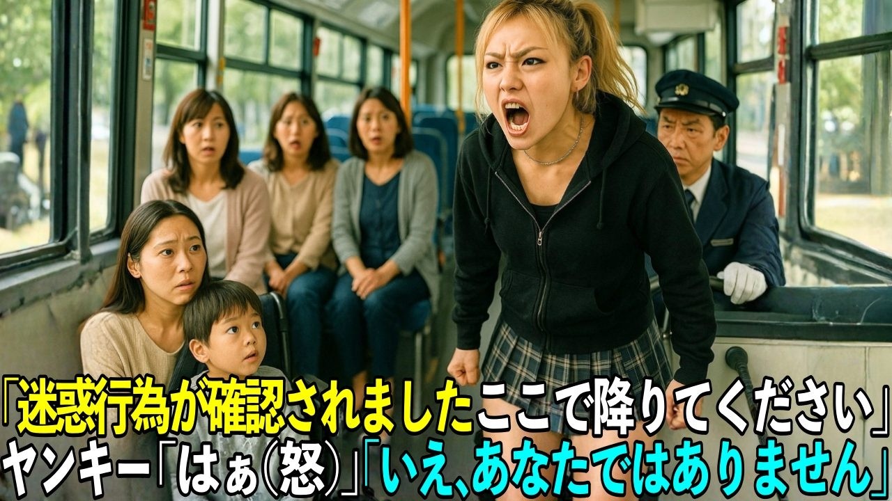 車椅子の息子が暴言を吐かれた直後…運転手「降りてください」ヤンキー「はっ(怒)」母「はい••」「いえ、あなた方ではないです」一体何が・・・