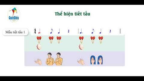 MẪU TIẾT TẤU 1 (CĐ8 – SGK Âm nhạc 9 Cánh diều): ứng dụng đệm cho Đoạn 1 bài hát TẠM BIỆT MÁI TRƯỜNG