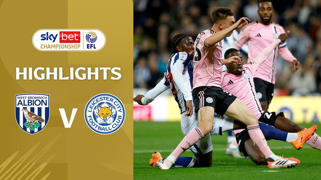 [Highlight] EFL Championship : West Bromwich Albion vs Leicester City (27-09-68)