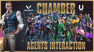 New Agent CHAMBER  Interaction with Agents | Voice lines | Valorant