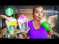 TRYING OUR FOLLOWERS FAVORITE STARBUCKS DRINKS!