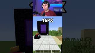 Minecraft 1 Pixel Vs 512 Pixel!