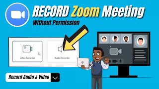 How to Record Zoom Meeting Without Permission (2023) Both Audio & Video screenshot 1