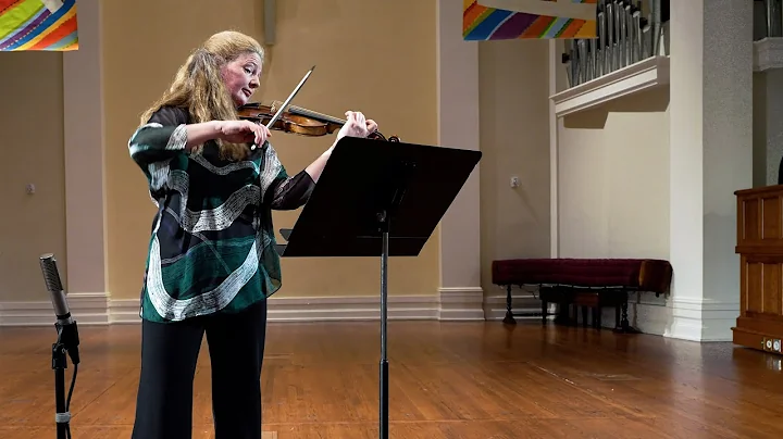 Bach: Cello Suite in C Major BWV 1009, Courante. Rachel Podger, baroque violin BFX 2022 (SFEMS) 8K