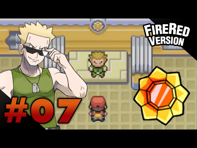 Let's Play Pokemon: FireRed - Part 7 - Vermilion Gym Leader Lt. Surge -