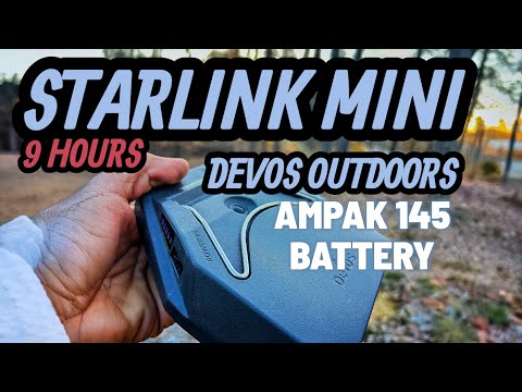 9 Hour Battery for Starlink Mini - Devos AMPAK 145