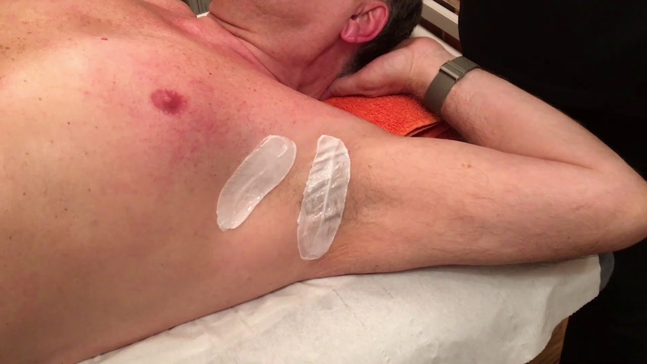 Learn male waxing : men's underarm wax tutorial with Andy Rouillard