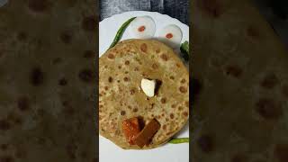 Chane 🍽Ki🥄 Dal Aalu ka Paratha #food...Z