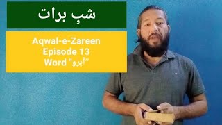 Aqwal-E-Zareen Episode 13